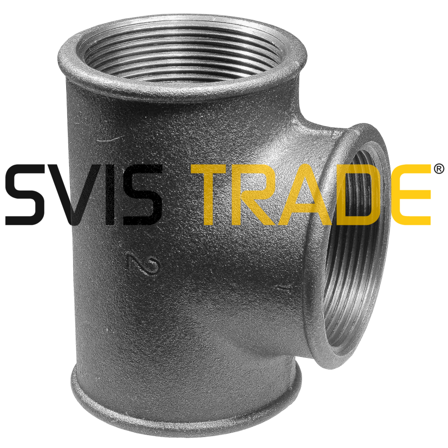 1037-fc130 Černý T-kus 2,5