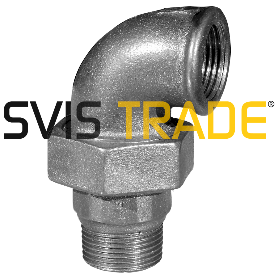 1009-fc097 Černé šroubení rohové 3/4