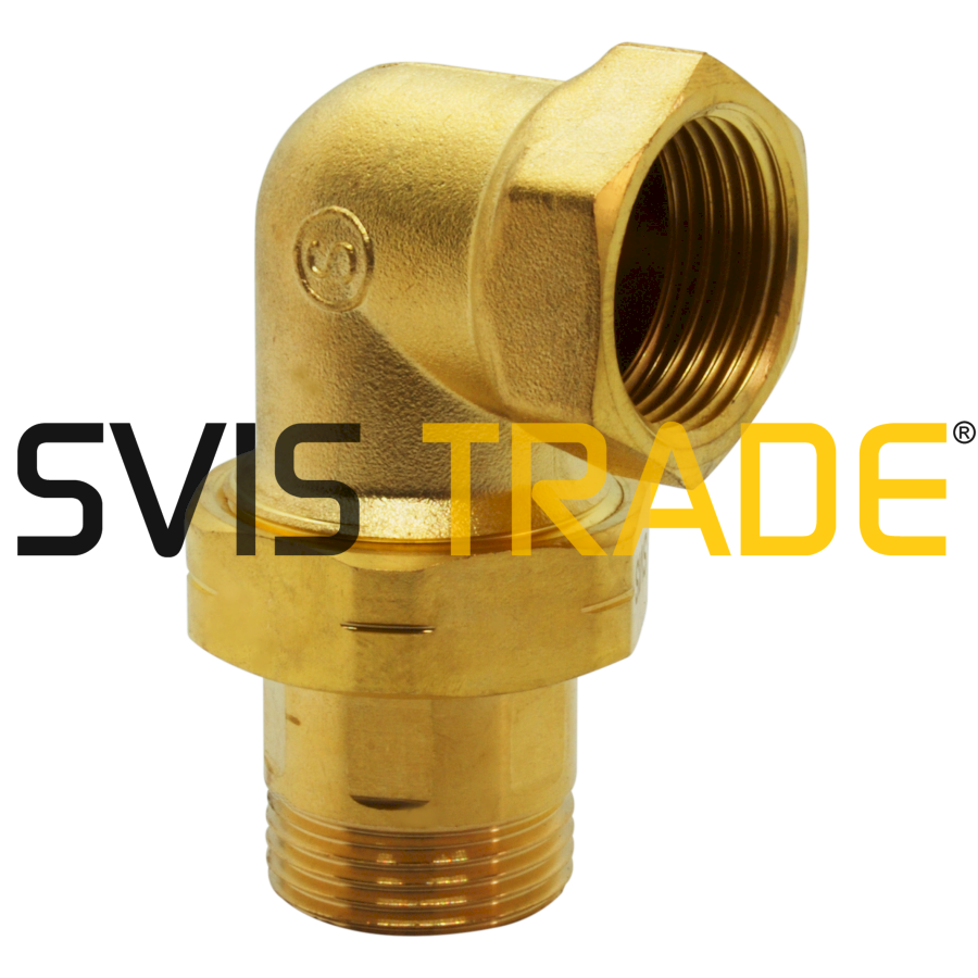 Mosazné šroubení radiátorové rohové 1/2