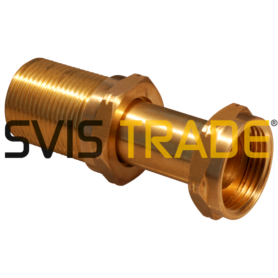 Mosazné šroubení k vodoměru teleskopické 1/2