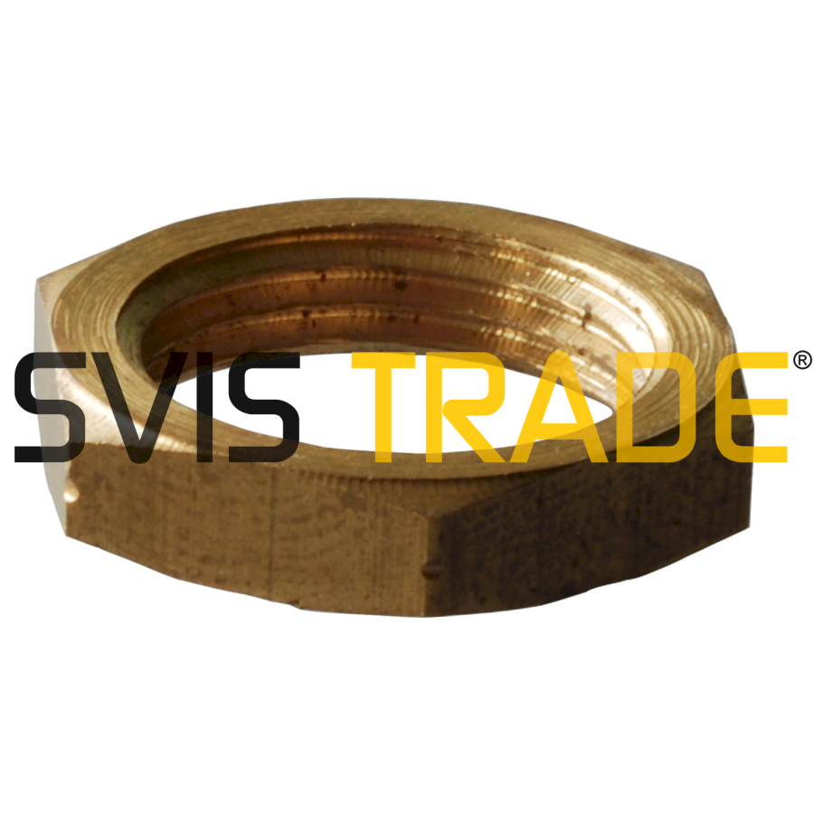 Mosazná matice přítužná 1/2