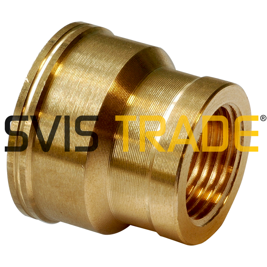 Mosazný nátrubek redukovaný 1/2x3/8