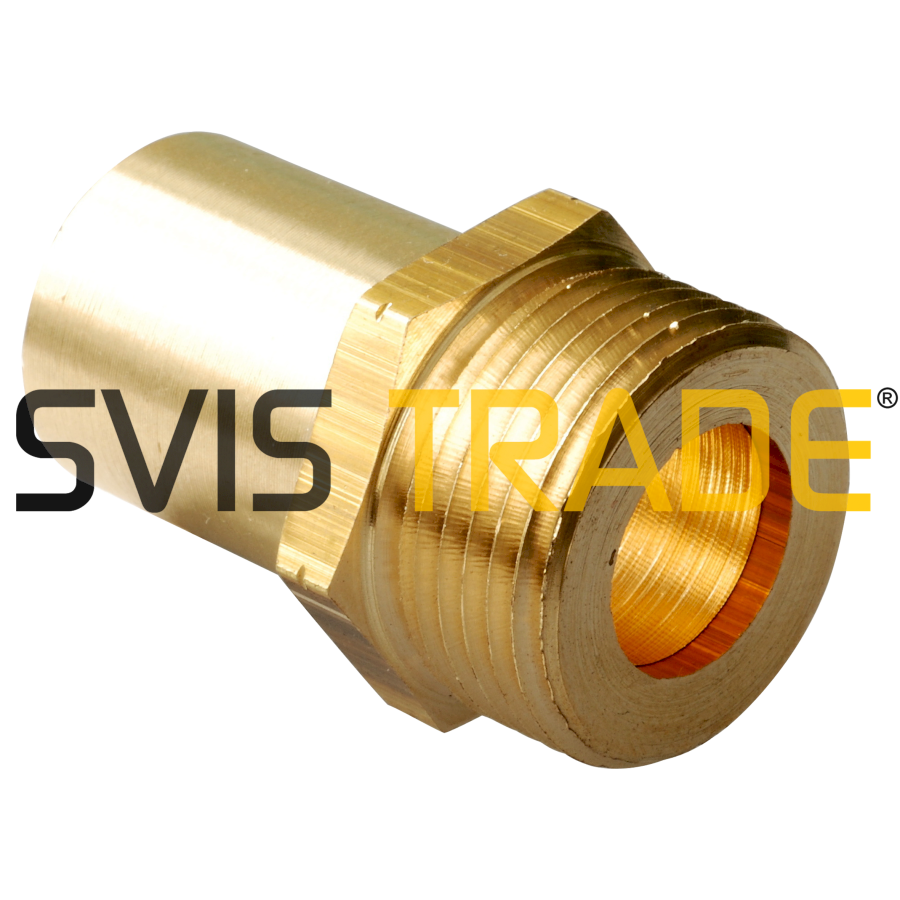 Mosazný přechod - nerez 3/4