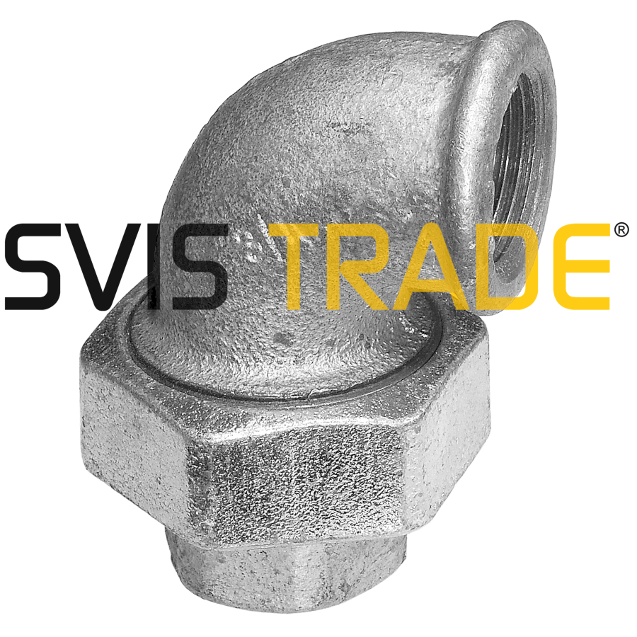 Pozinkované šroubení rohové 1/2