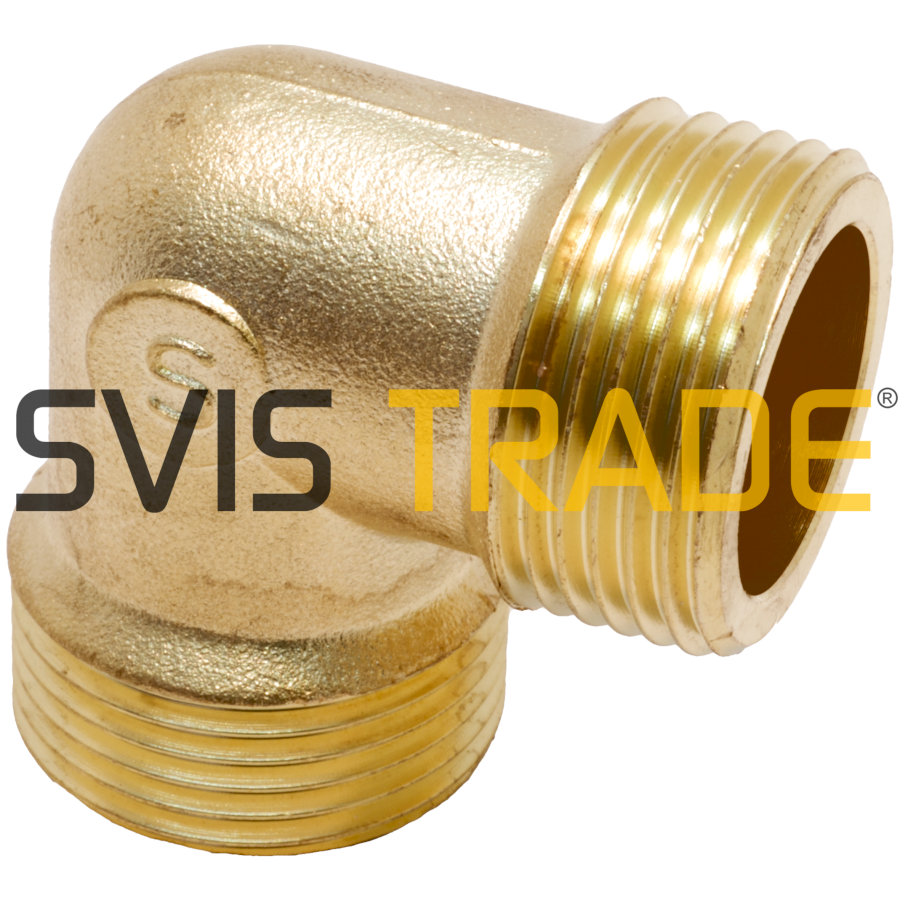 4645-mms093 Mosazné koleno 3/4