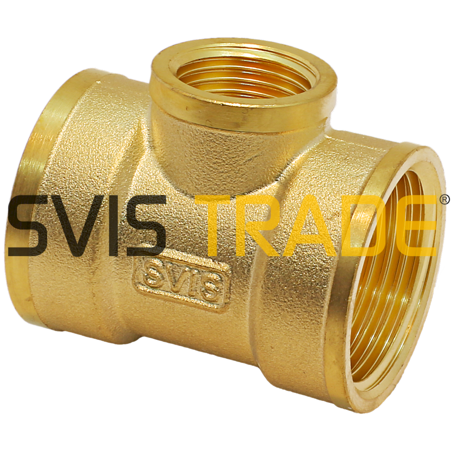 Mosazný T-kus redukovaný 3/4