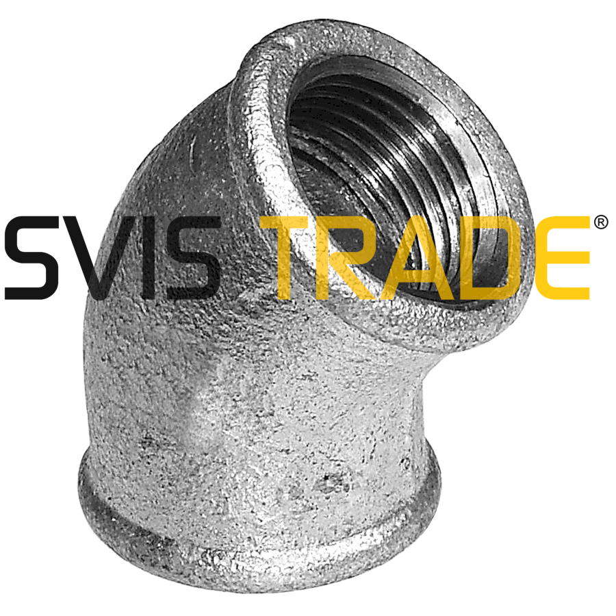 Pozinkované koleno 45st 1